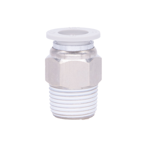 PC4-M5 Nối nhanh thẳng ren ngoài Airtac (PC4-M5-S thép) - Ảnh 2