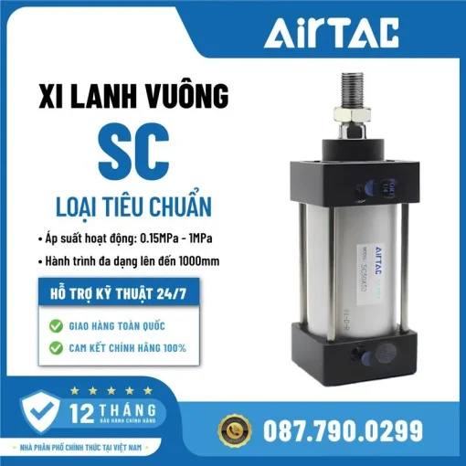 Xi Lanh Vuông SC- SC40X550S - Ảnh 2
