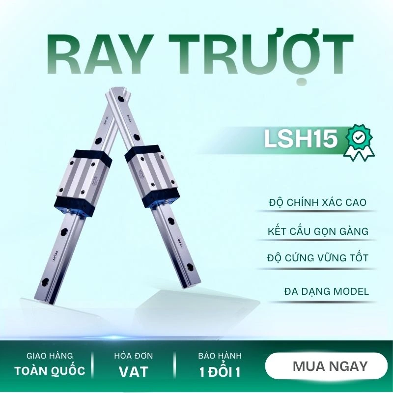 Thanh trượt vuông tiêu chuẩn LSH15F1N1X700S20AN-M4