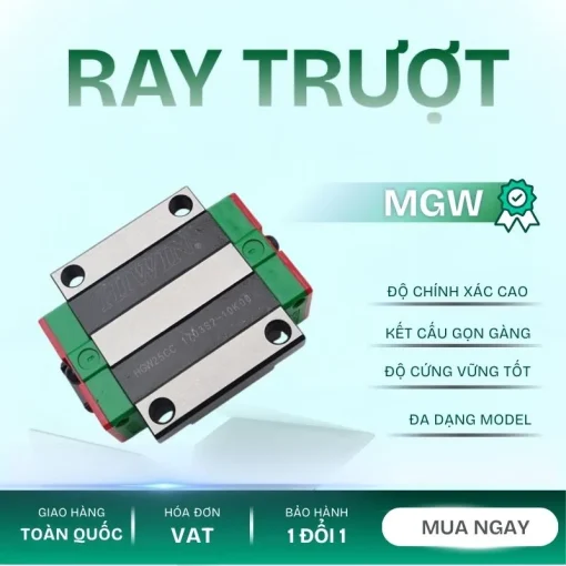 Thanh trượt đơn MGW15H (thép hợp kim)