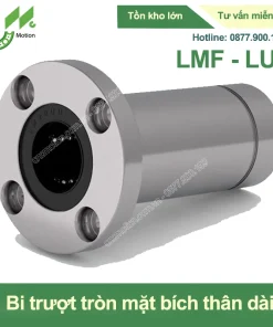 Con trượt tròn mặt bích tròn thân dài LMF-LUU (Bi trượt tròn)