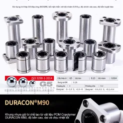00320LMH20anh20sp201 UJhUf Con trượt tròn mặt bích Oval thân dài LMH50LUU (Bi trượt tròn)