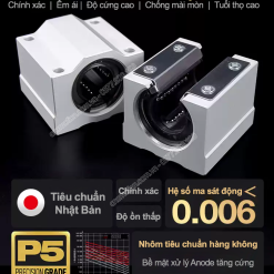 00320SCS20anh20sp201 9IZSG 1 Con trượt tròn thân ngắn SCS35UU (Gối trượt tròn mặt vuông)