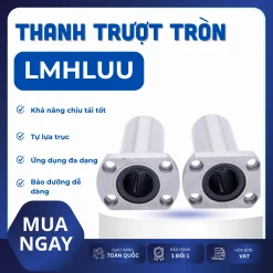 Con trượt tròn mặt bích Oval thân dài LMH16LUU (Bi trượt tròn)