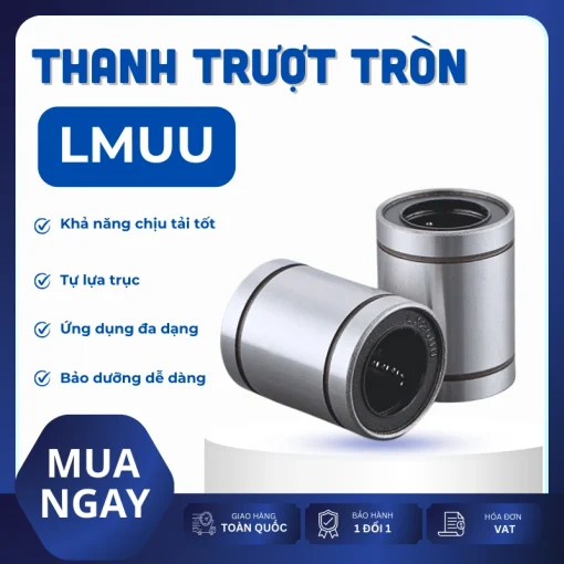 Con trượt tròn thân ngắn LM16UU (Bi trượt tròn)
