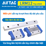 Con trượt vuông mini tiêu chuẩn thân dài LRM12BKLH ( MGN12H  )