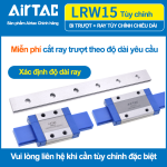 Con trượt vuông mini tiêu chuẩn thân dài LRM15BKLH ( MGN15H  )