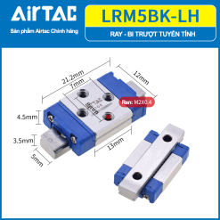 LRM5BKLH copy uhThT Con trượt vuông LRM5 - Airtac ( MGN5)