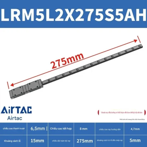 Thanh trượt mở rộng LRM7L2X275S5AH - Ảnh 2