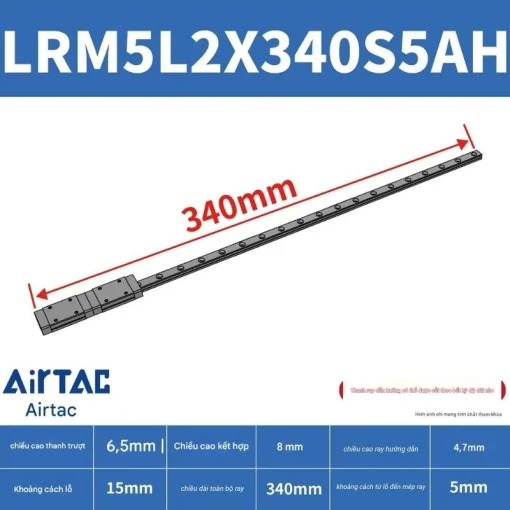 Thanh trượt mở rộng LRM7L2X340S5AH - Ảnh 2