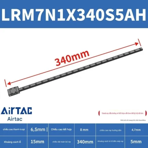 Thanh trượt tiêu chuẩn LRM7N1X340S5AH - Ảnh 2