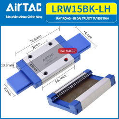LRW15BK NH copy PLcuG 1 Con trượt vuông LRW15- Airtac ( MGW15)