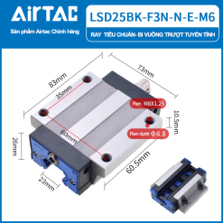 Con trượt vuông bản rộng thân ngắn LSD25BK-F2S-N-E-M6 ( EGW25CB gá dưới ) 13 LSD25BK F3N N E M620r womj LSD25BK F3N N E M620r womj Con trượt vuông bản rộng thân ngắn LSD25BK-F2S-N-E-M6 ( EGW25CB gá dưới )