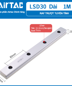 Ray trượt vuông chính xác cao (1m) LSD30RLx1000H ( EGR30R 1000H )