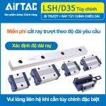 Con trượt vuông bản rộng thân ngắn LSD35BK-F3S-N-E-M6 ( EGW35CC gá 2 chiều )