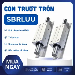 Con trượt tròn có đế thân dài SBR12LUU (Bi trượt tròn có đế)