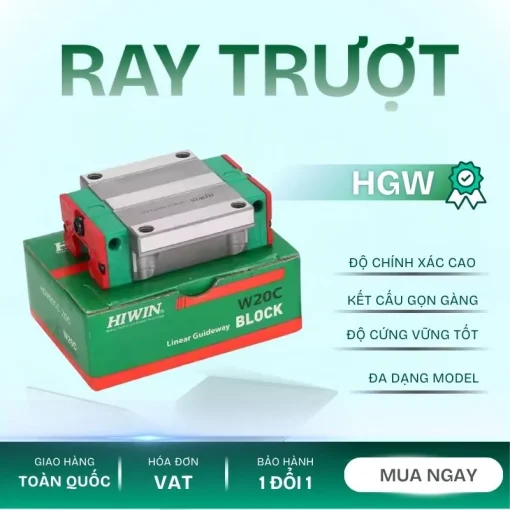 Con trượt dẫn hướng HGW25CC