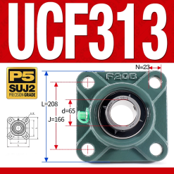 Gối đỡ vòng bi UCF313 (Dày nặng - Đường kính trong 65 mm)