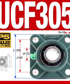 Gối đỡ vòng bi UCF305 (Dày nặng - Đường kính trong 25 mm)