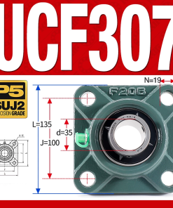 Gối đỡ vòng bi UCF307 (Dày nặng - Đường kính trong 35 mm)