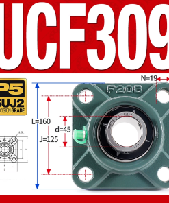 Gối đỡ vòng bi UCF309 (Dày nặng - Đường kính trong 45 mm)