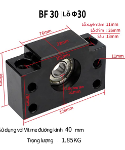 Gối đỡ trục vít me BF30