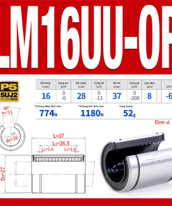 Con trượt tròn khuyết LM16OPUU (Bi trượt tròn khuyết)