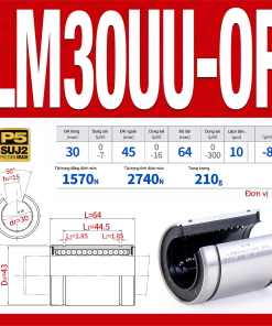 Con trượt tròn khuyết LM30OPUU (Bi trượt tròn khuyết)