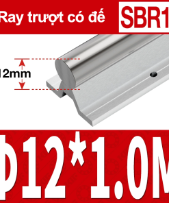 Thanh trượt tròn có đế SBR12 (1M) (Ray trượt tròn có đế)