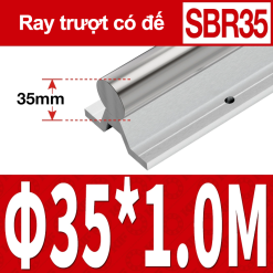 Thanh trượt tròn có đế SBR35 (1M) (Ray trượt tròn có đế)