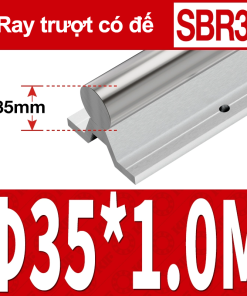 Thanh trượt tròn có đế SBR35 (1M) (Ray trượt tròn có đế)