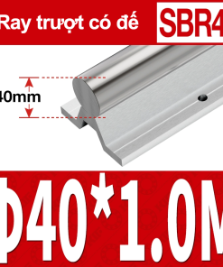 Thanh trượt tròn có đế SBR40 (1M) (Ray trượt tròn có đế)