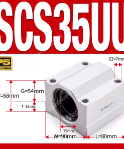 Con trượt tròn thân ngắn SCS35UU (Gối trượt tròn mặt vuông)