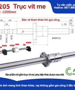 Trục vít me SFU3205 (1M) (Vít me)