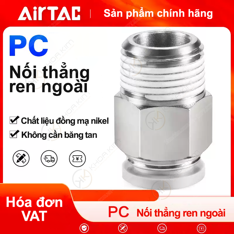 Nối nhanh PC airtac