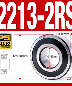 Vòng bi - bạc đạn tự lựa 2213-2RS  (Phớt cao su - 65*120*31 mm)