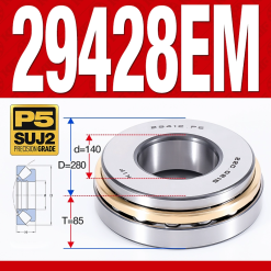 Vòng bi đĩa bay chặn trục - bạc đạn cà na chặn trục 29428M (lồng cách bi Đồng -  140*280*85 mm)