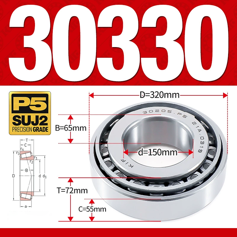 Vòng bi côn 1 dãy bi - bạc đạn bánh xe 30330  (Kích thước -  150*320*72 mm)