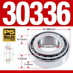 Vòng bi côn 1 dãy bi - bạc đạn bánh xe 30352  (Kích thước -  260*540*113 mm)