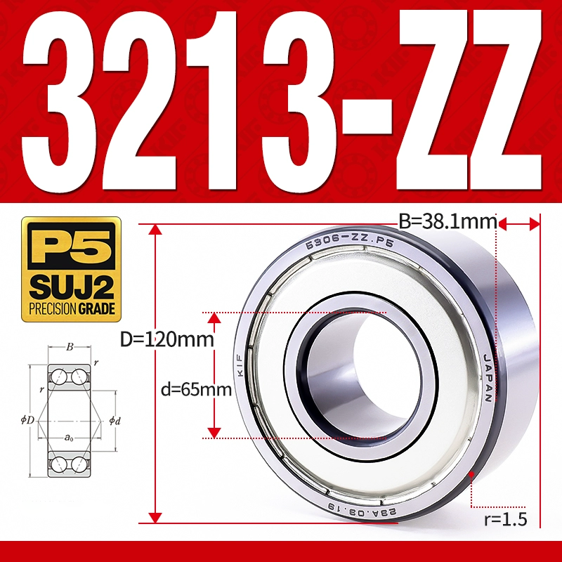 Vòng bi - bạc đạn 3213-ZZ  (Phớt kim loại - 65*120*38.1 mm)