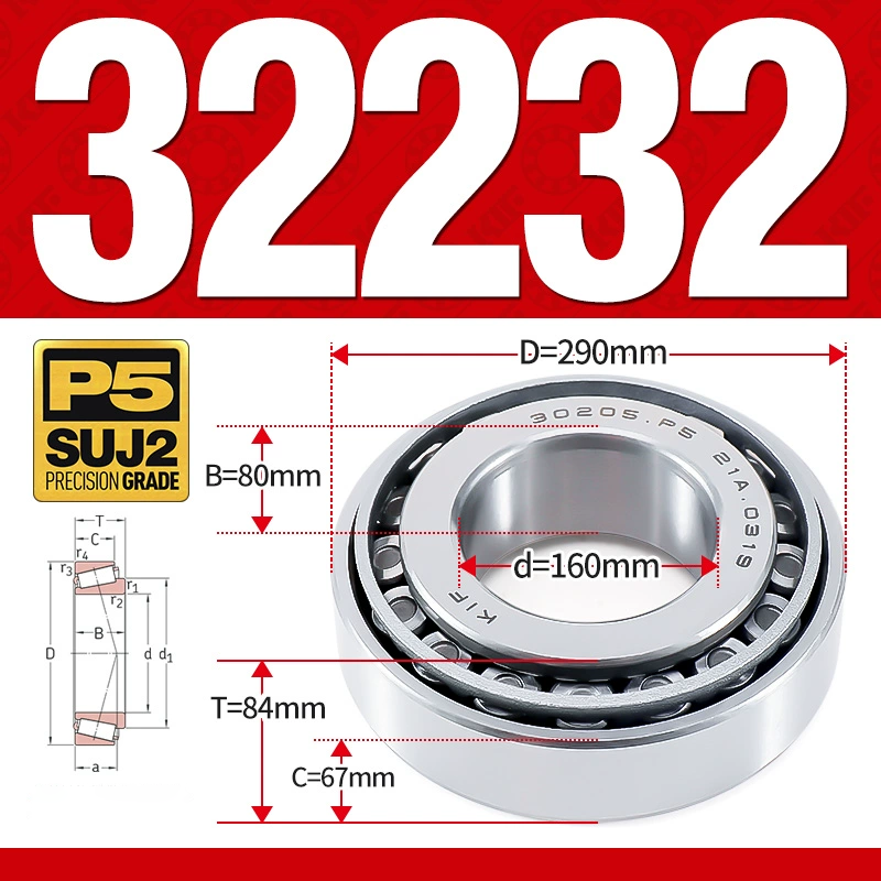 Vòng bi côn 1 dãy bi - bạc đạn bánh xe 32232 (Kích thước -  160*290*84 mm)