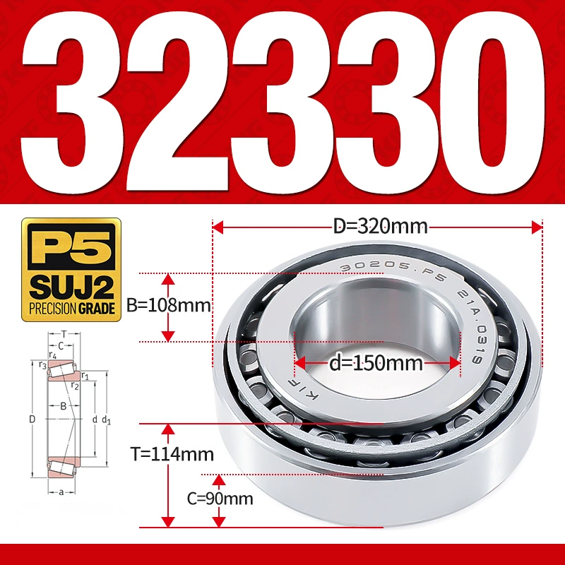 Vòng bi côn 1 dãy bi - bạc đạn bánh xe 32330 (Kích thước -  50*320*114 mm)