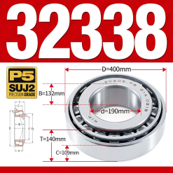 Vòng bi côn 1 dãy bi - bạc đạn bánh xe 32344 (Kích thước -  220*460*154 mm)