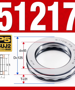 Vòng bi - bạc đạn 51217 (Chặn trục - 85*125*31 mm)