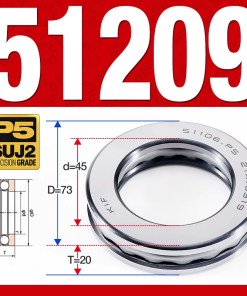 Vòng bi - bạc đạn 51209 (Chặn trục - 45*73*20 mm)