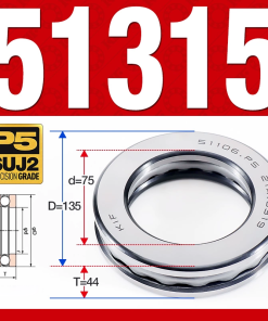 Vòng bi - bạc đạn 51315 (Chặn trục - 75*135*44 mm)