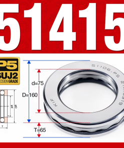 Vòng bi - bạc đạn 51415 (Chặn trục - 75*160*65 mm)