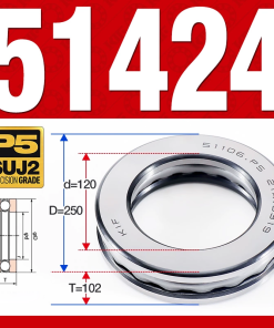 Vòng bi - bạc đạn 51424 (Chặn trục - 120*250*102 mm)