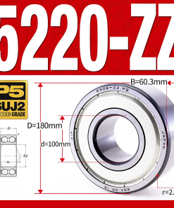 Vòng bi - bạc đạn 5220-ZZ  (Phớt kim loại - 100*180*60.3 mm)