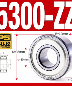 Vòng bi - bạc đạn 5300-ZZ  (Phớt kim loại - 10*35*19 mm)